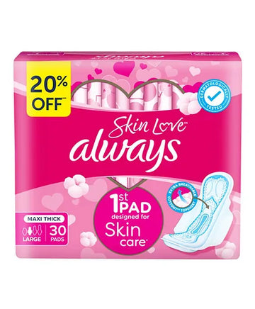 ALWAYS SKIN LOVE ( PINK 30pcs )(ROXANNE) new pack