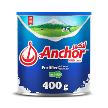 ANCHOR TIN SMALL MILK POWDER 400 GM