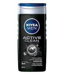 NIVEA MEN SHOWER GEL (ACTIVE CLEAN) 250 ML