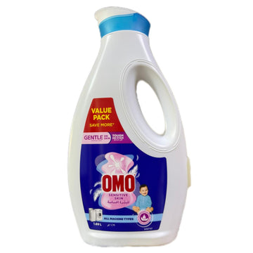 OMO SENSITIVE SKIN LIQUID GEL 1.69 LTR