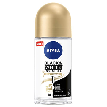 NIVEA ROLL ON (BLACK & WHITE - SILKY SMOOTH) 50 ML