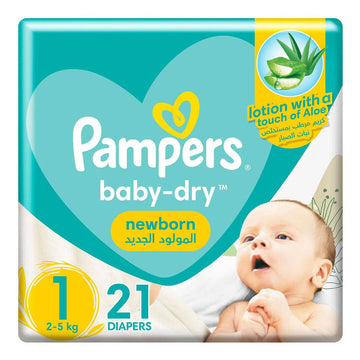PAMPERS (2-5 KG) NEW BORN (21pcs)