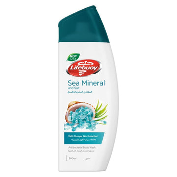LIFEBUOY SEA MINERAL & SALT ANTIBACTERIAL SHOWER GEL 300 ML (LIGHT BLUE)