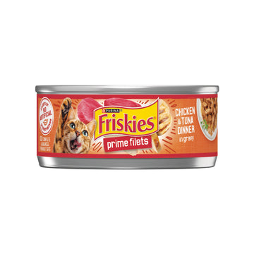 PURINA FRISKIES PRIME CHICKEN & TUNA DINNER IN GRAVY 156 GM