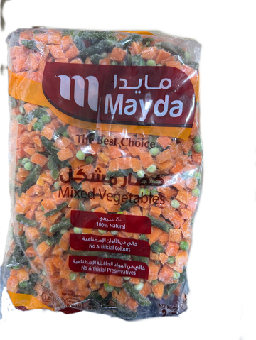 MAYDA MIX VEG FROZEN 2.5 KG