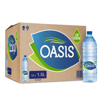 OASIS WATER ** 12 X 1.5 LTR BOX **( BIG )