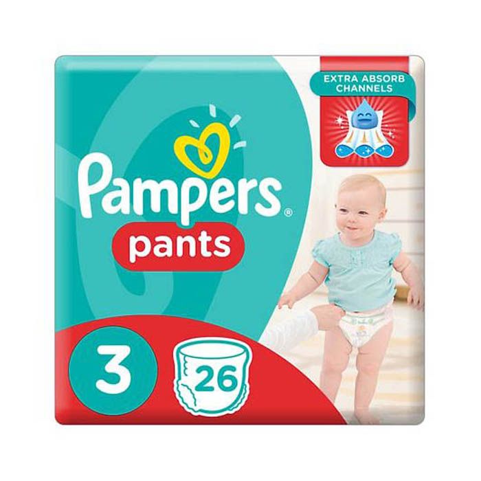 PAMPERS  PANTS 26pcs   ( NO 3 )