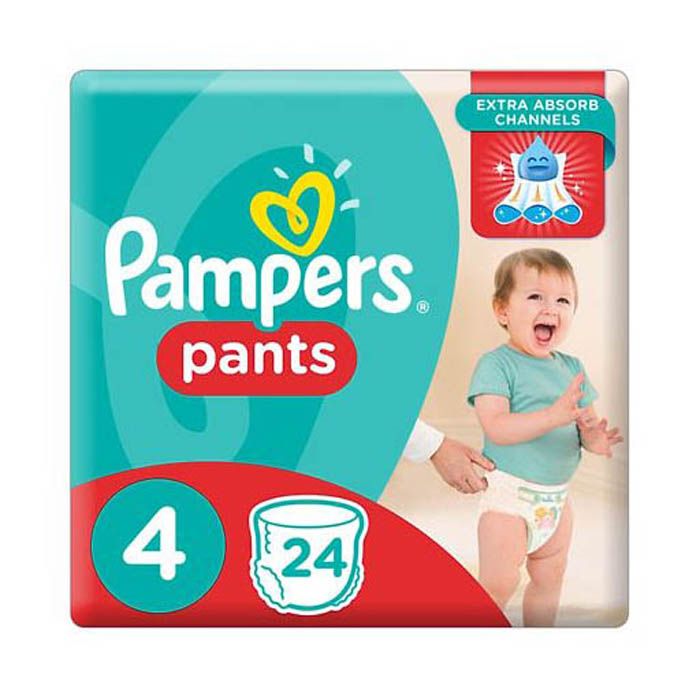 PAMPERS PANTS  24pcs  ( NO 4 )