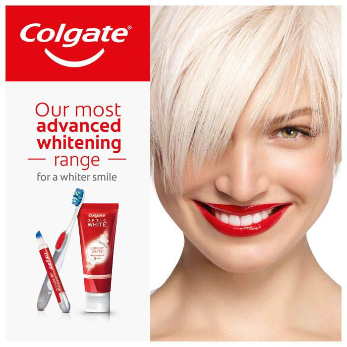 COLGATE OPTIC  WHITE TOOTHPASTE  75 GM