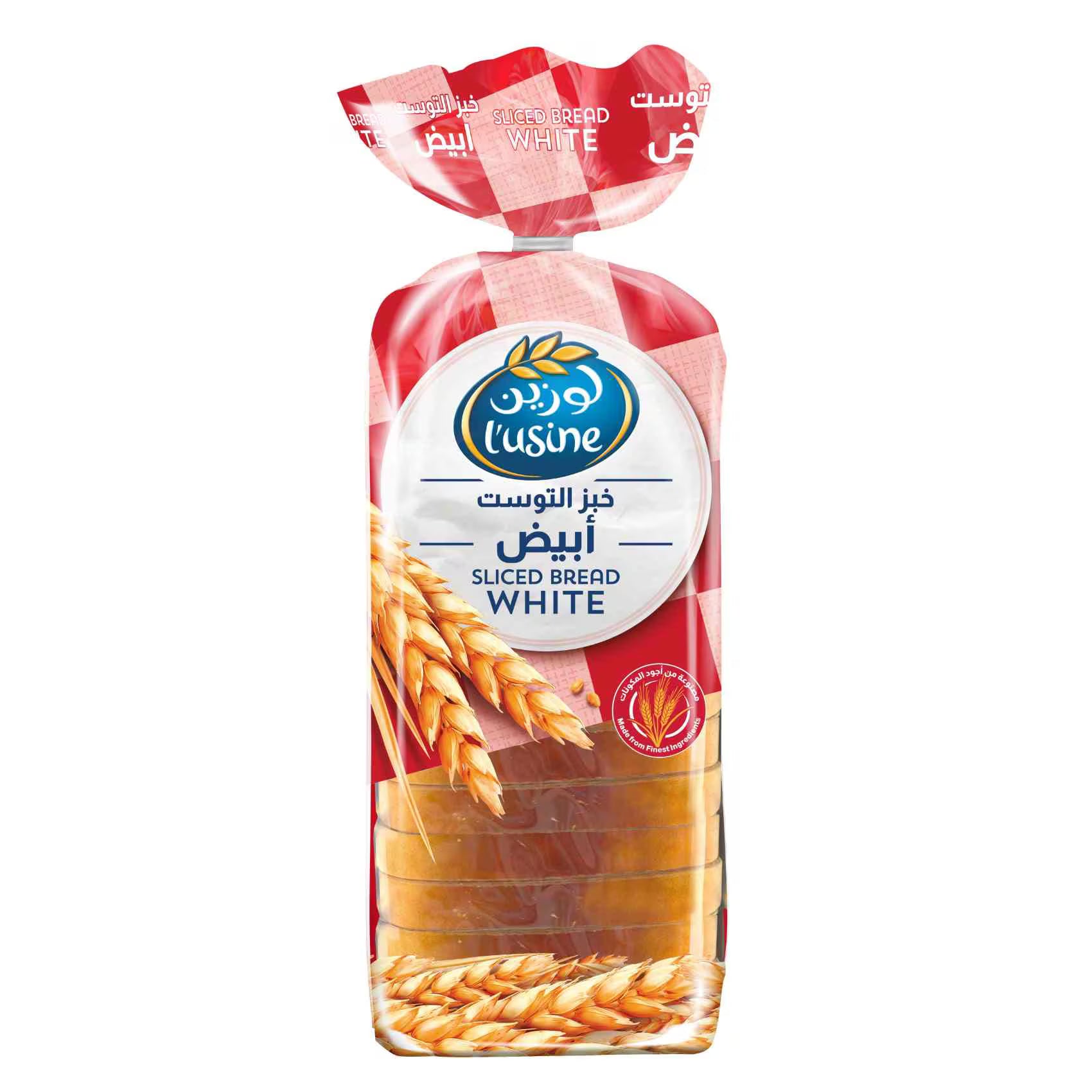L'UISINE SLICED WHITE BREAD 600g , 300g  (LATEST DATE)
