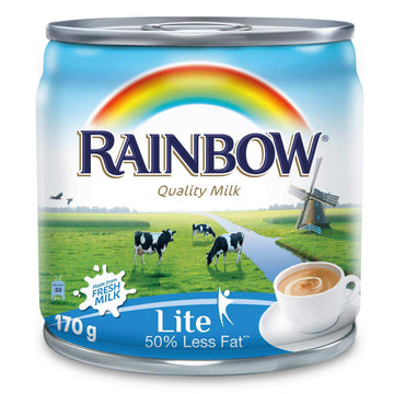 RAINBOW MILK LOW FAT LIte 170 ML