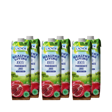 LACNOR JUICE * POMOGRANATE ** 6 X 1 LTR