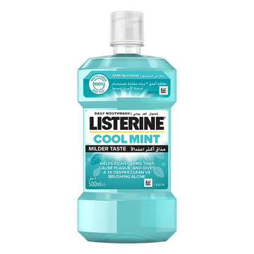 LISTERINE COOL MINT MILDER TASTE MOUTH WASH  250 ML