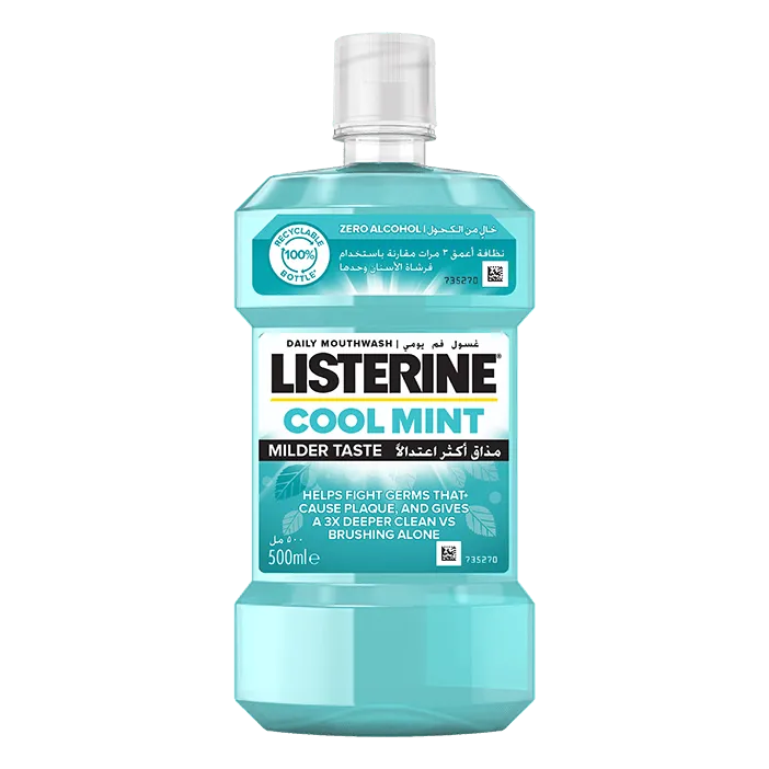LISTERINE COOL MINT MILDER TASTE MOUTH WASH  250 ML
