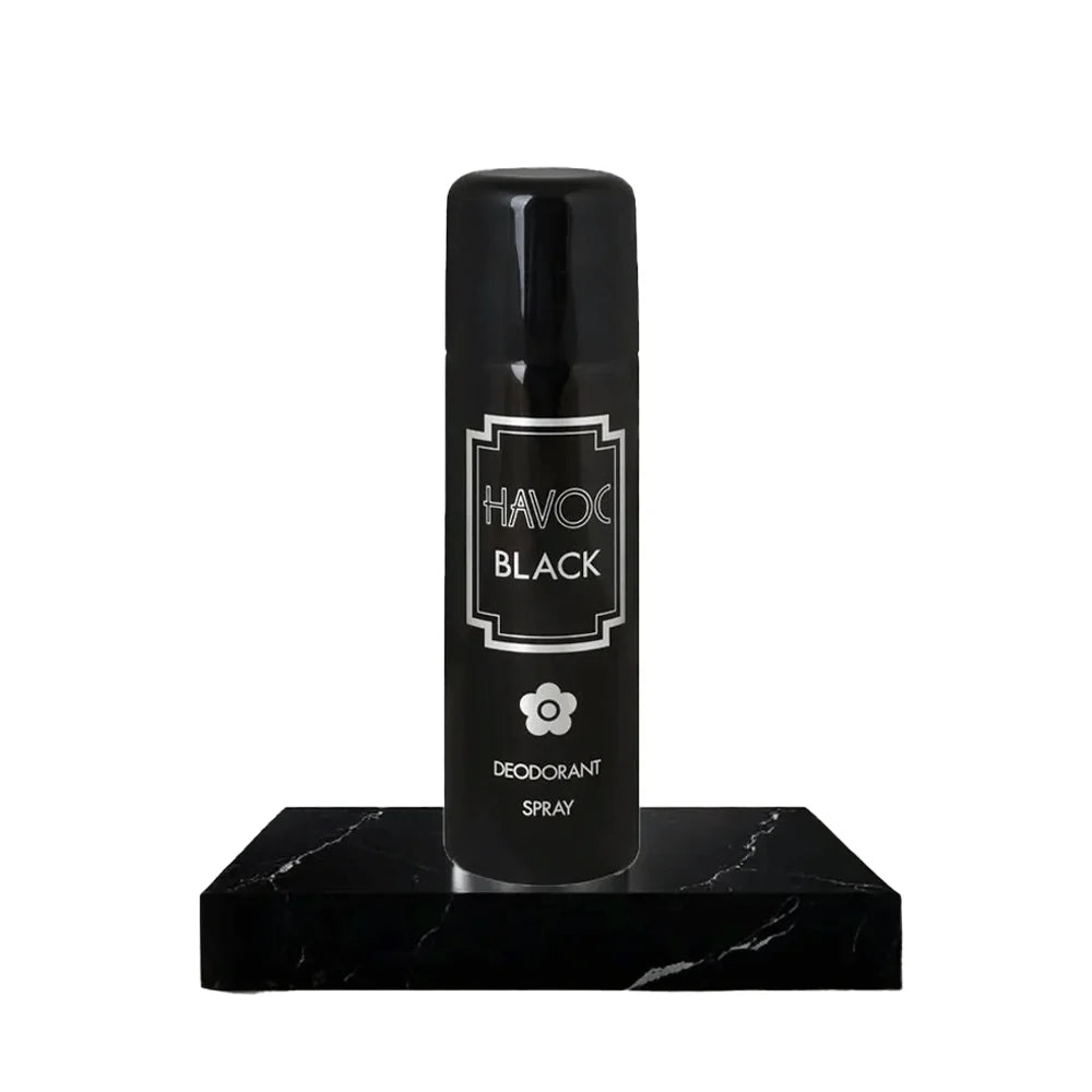 HAVOC BLACK DEODORANT SPRAY **  144  X 200 ML-WHOLESALE