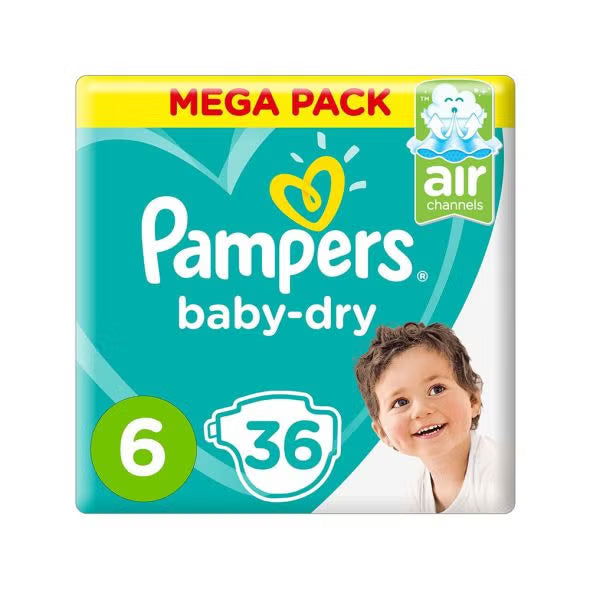 PAMPERS XXL  13kg+ (6) (2x36 pcs) -wholesale
