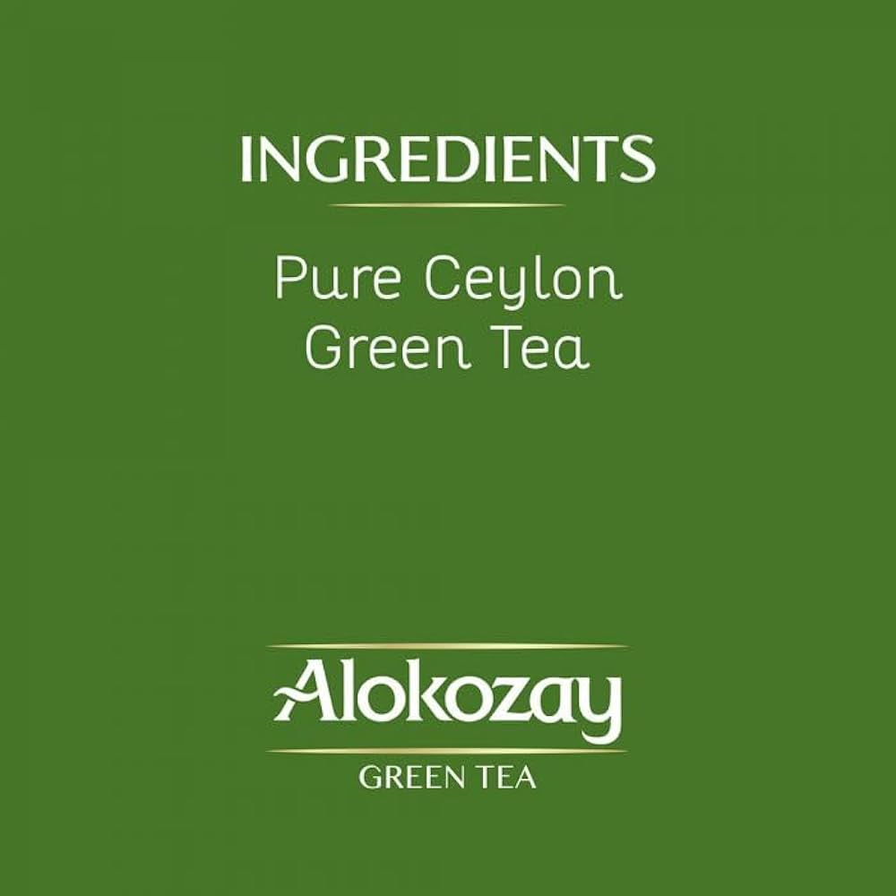 ALOKOZAY GREEN TEA BAGS 100 BAGS