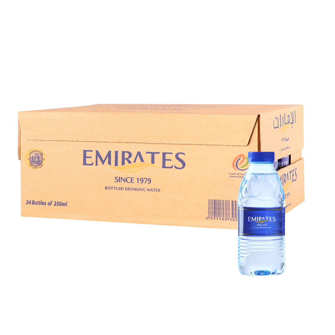 EMIRATES WATER ** BOTTLE ** 24 X 250ML (Wholesale)