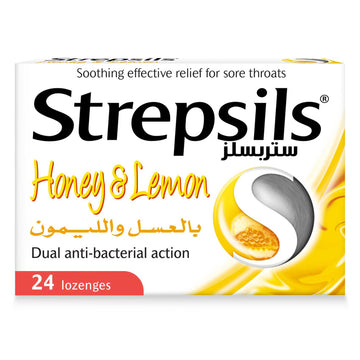 STREPSILS HONEY LEMON 24 TAB