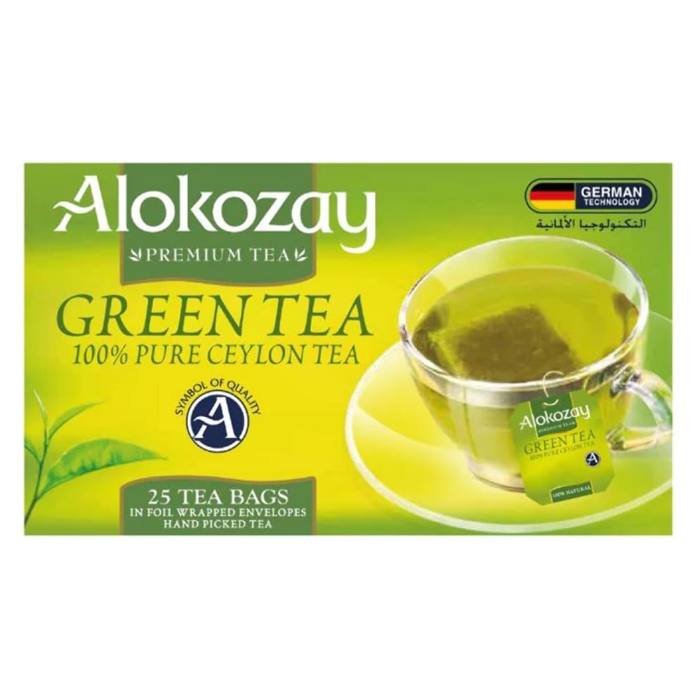 ALOKOZAY GREEN TEA bag 25,   TEA BAG------CLASSICS