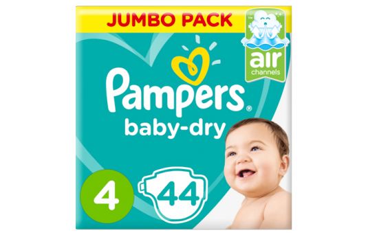 PAMPERS MAXI  9 X 14 KG (3 X 44PCS)-WHOLESALE
