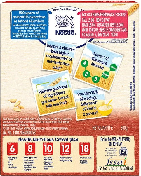 CERELAC WHEAT&FRUIT 12 X 400 GM -wholesale