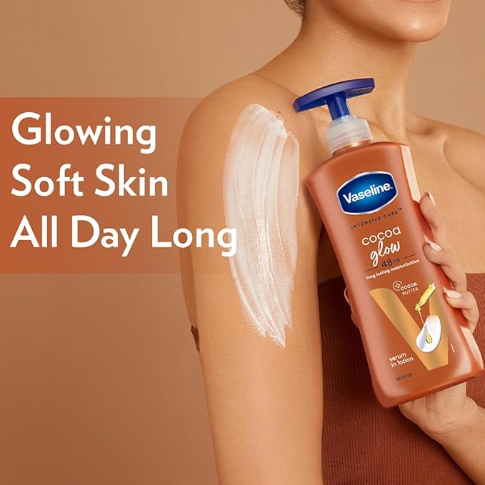 VASELINE INTENSIVE CARE COCOA RADIANT BODY OIL 24x400 ML  -WHOLESALE