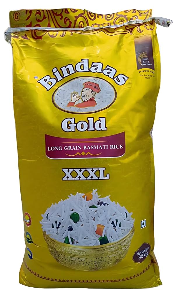 BINDAS ( GOLD ) BASMATI RICE 35kg (gold)