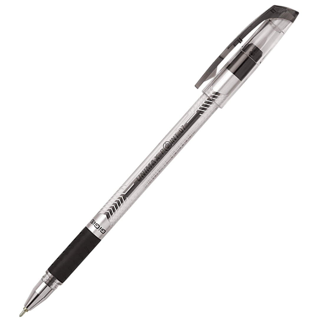 UNI MAX GIGIS BLACK PEN (0.7 MM) 50 PCS - WHOLESALE