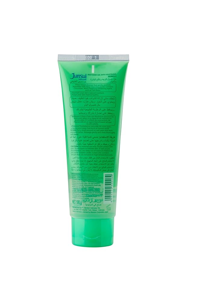 JUNSUI WHITENING CUCUMBER FACE WASH  100 ML