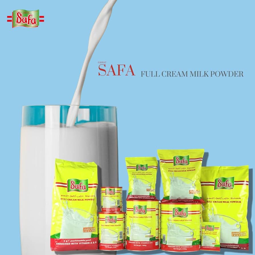 SAFA  MILK POWDER PKT 24 x 400g , 12 X 900g -wholesale
