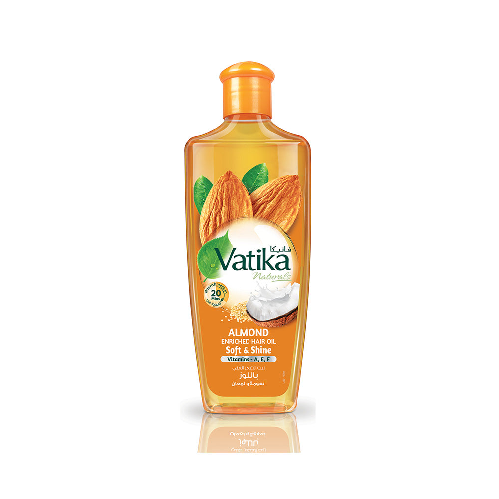 VATIKA * ALMOND *  HAIR OIL 12 X 200 ML