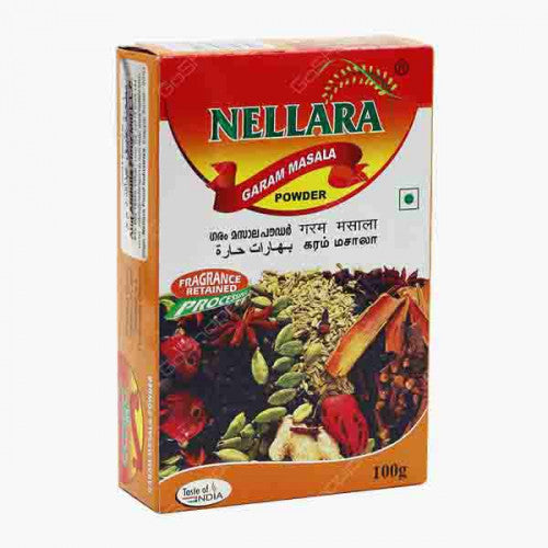 NELLARA GARAM MASALA POWDER 72x100g (Wholesale)