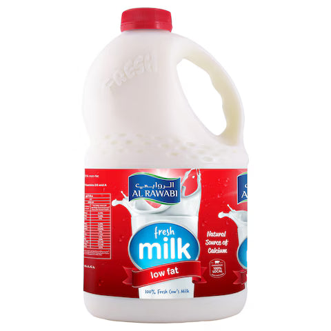 AL RAWABI LOW FAT MILK 2L ( LATEST DATE)