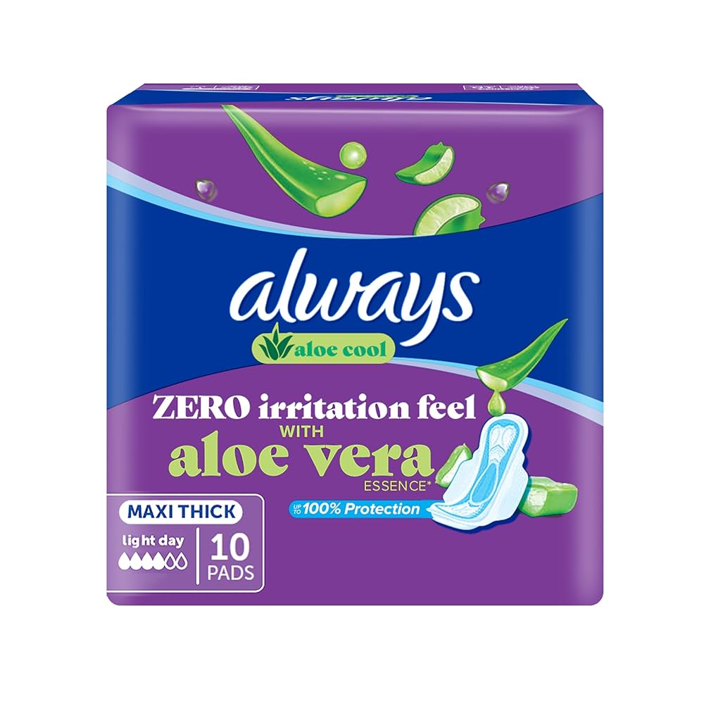 ALWAYS ALOE COOL ( VIOLET 10pcs  )( LIGHT DAY) new pack