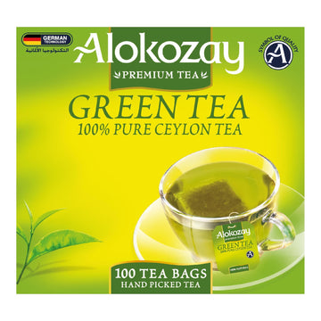ALOKOZAY GREEN TEA BAGS 100 BAGS