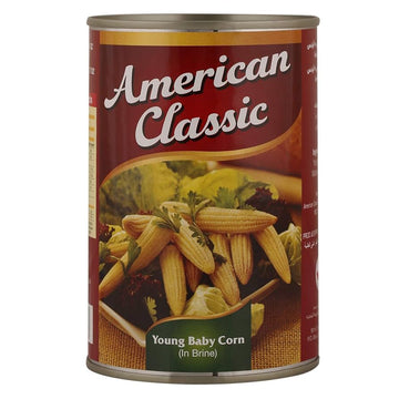 AMERICAN CLASSIC BABY CORN ( TIN ) 425 GM