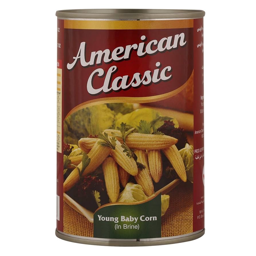 AMERICAN CLASSIC BABY CORN ( TIN ) 425 GM
