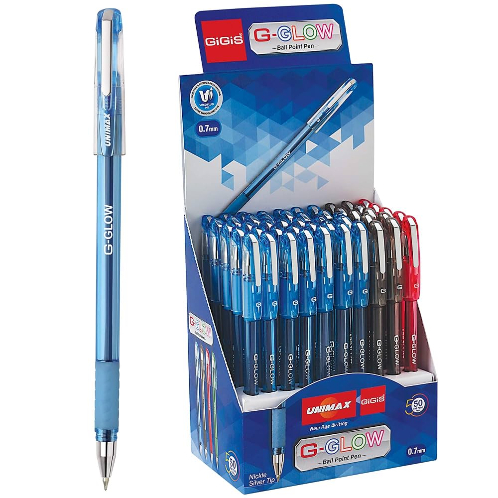 UNI MAX GIGIS MIXED  PEN (0.7 MM) 50 PCS - WHOLESALE