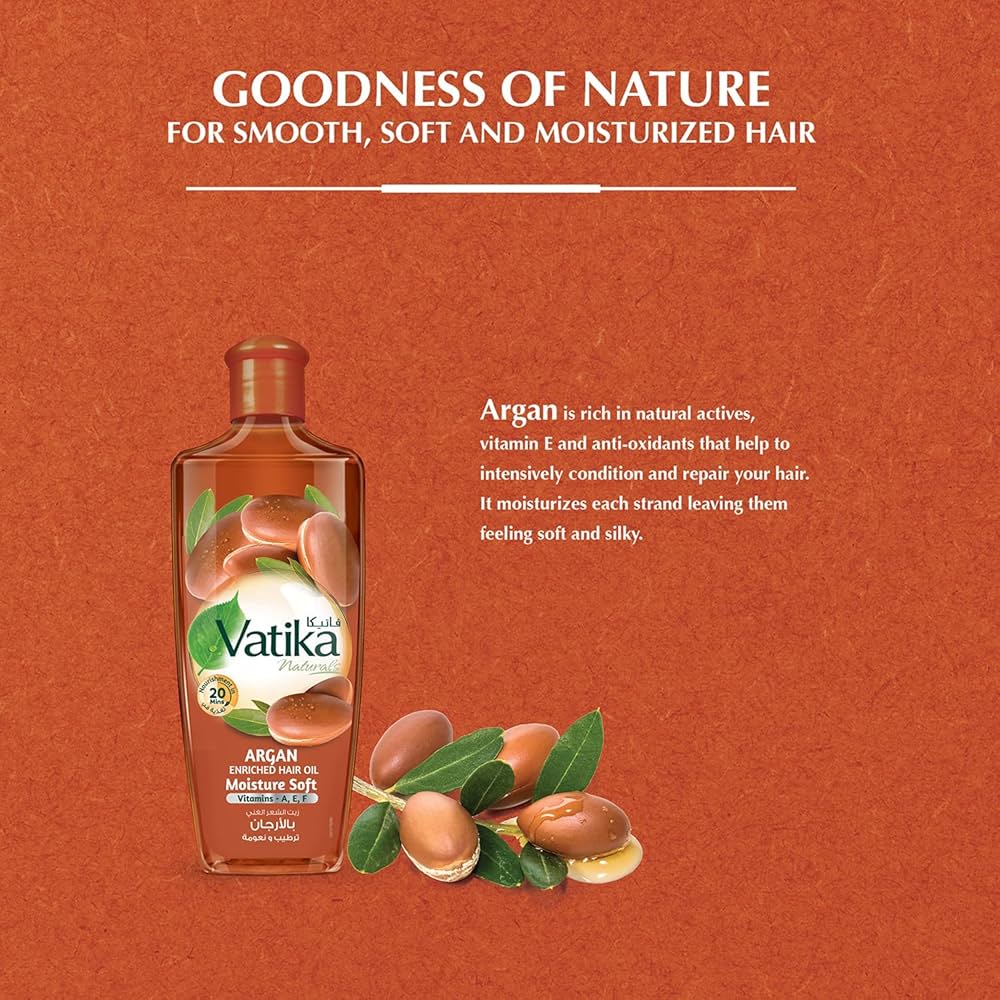 VATIKA ARGON HAIR OIL 12 X 200 ML