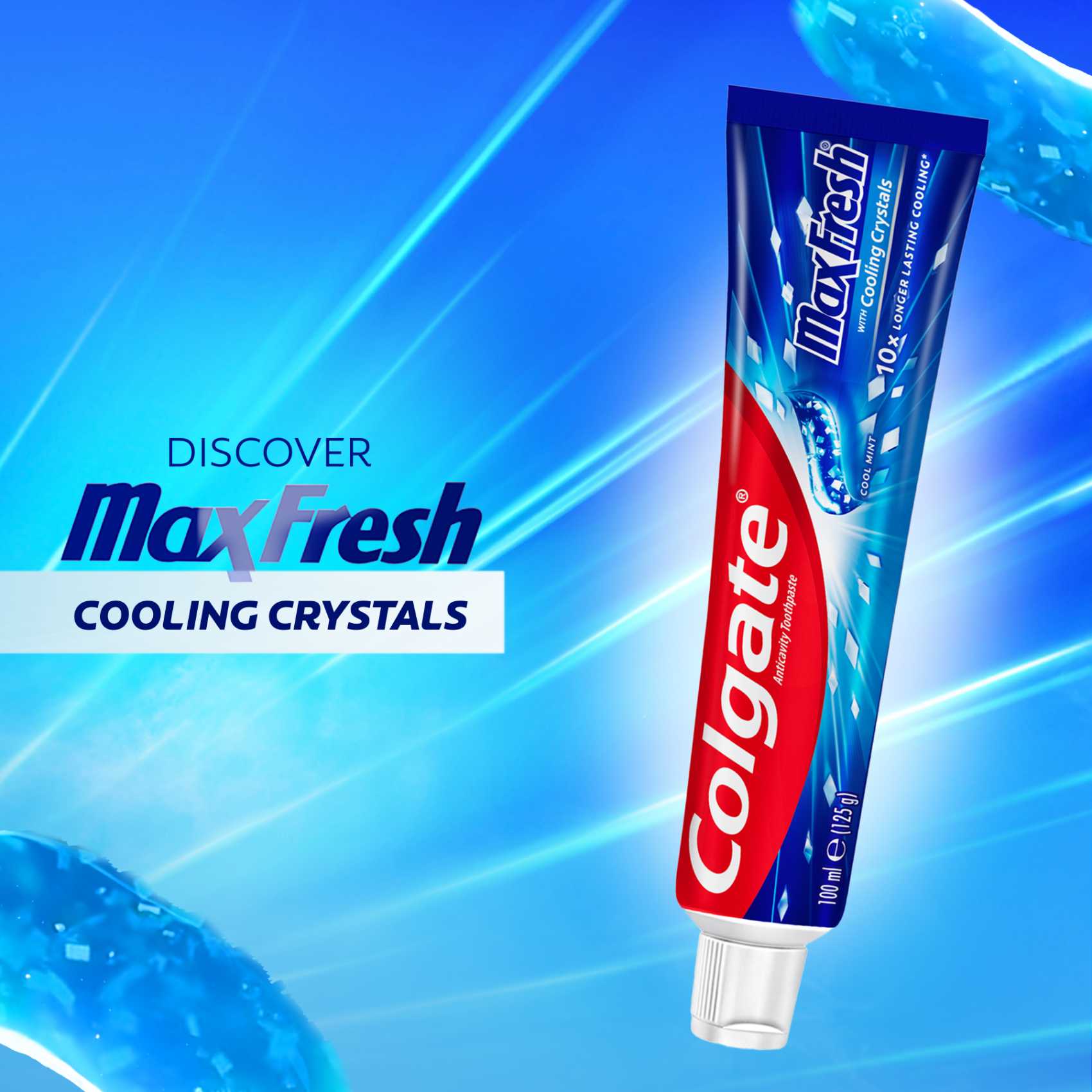 COLGATE COOL MINT  MAX FRESH 100 GM - BLUE
