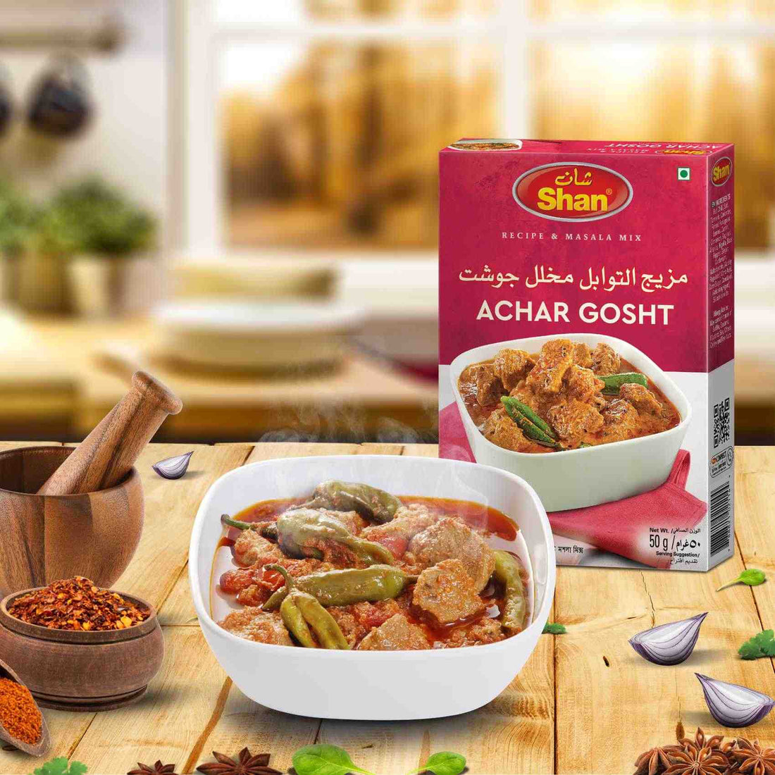 SHAN ACHAR GOSHT CURRY MIX