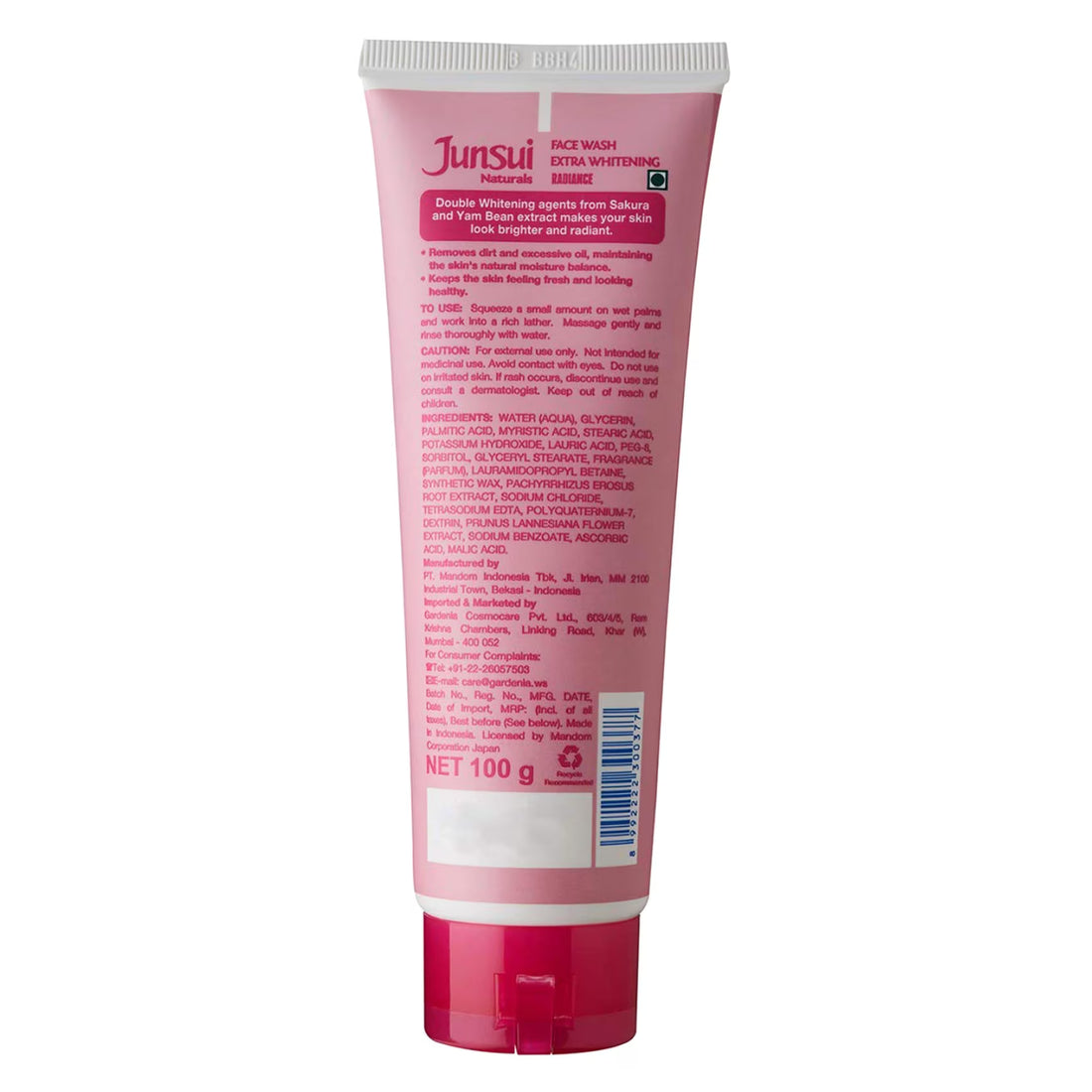 JUNSUI WHITENING RADIANCE FACE WASH  144  X 100 ML - Wholesale