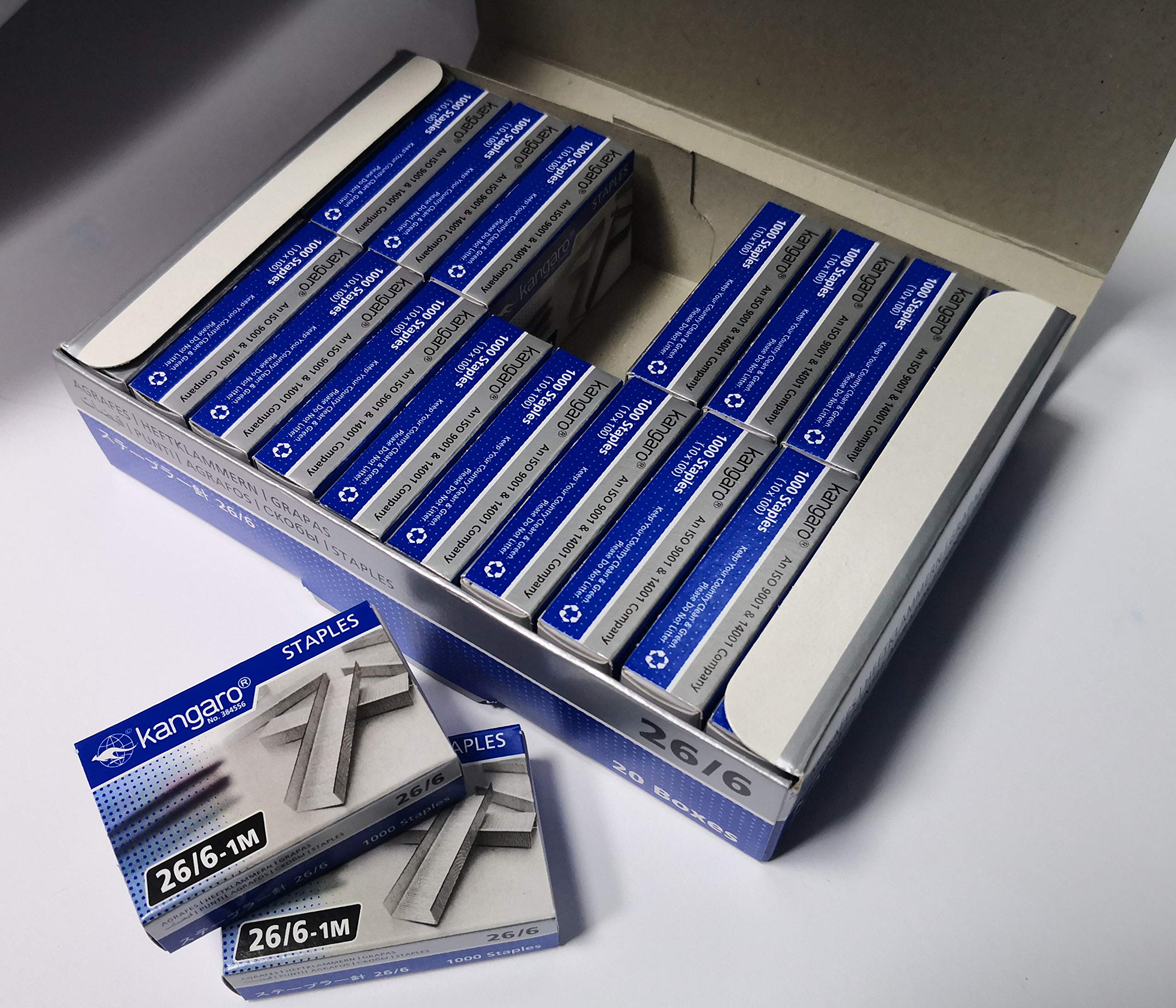 KANGARO STAPLER 26/6 PIN 50pcs - WHOLESALE