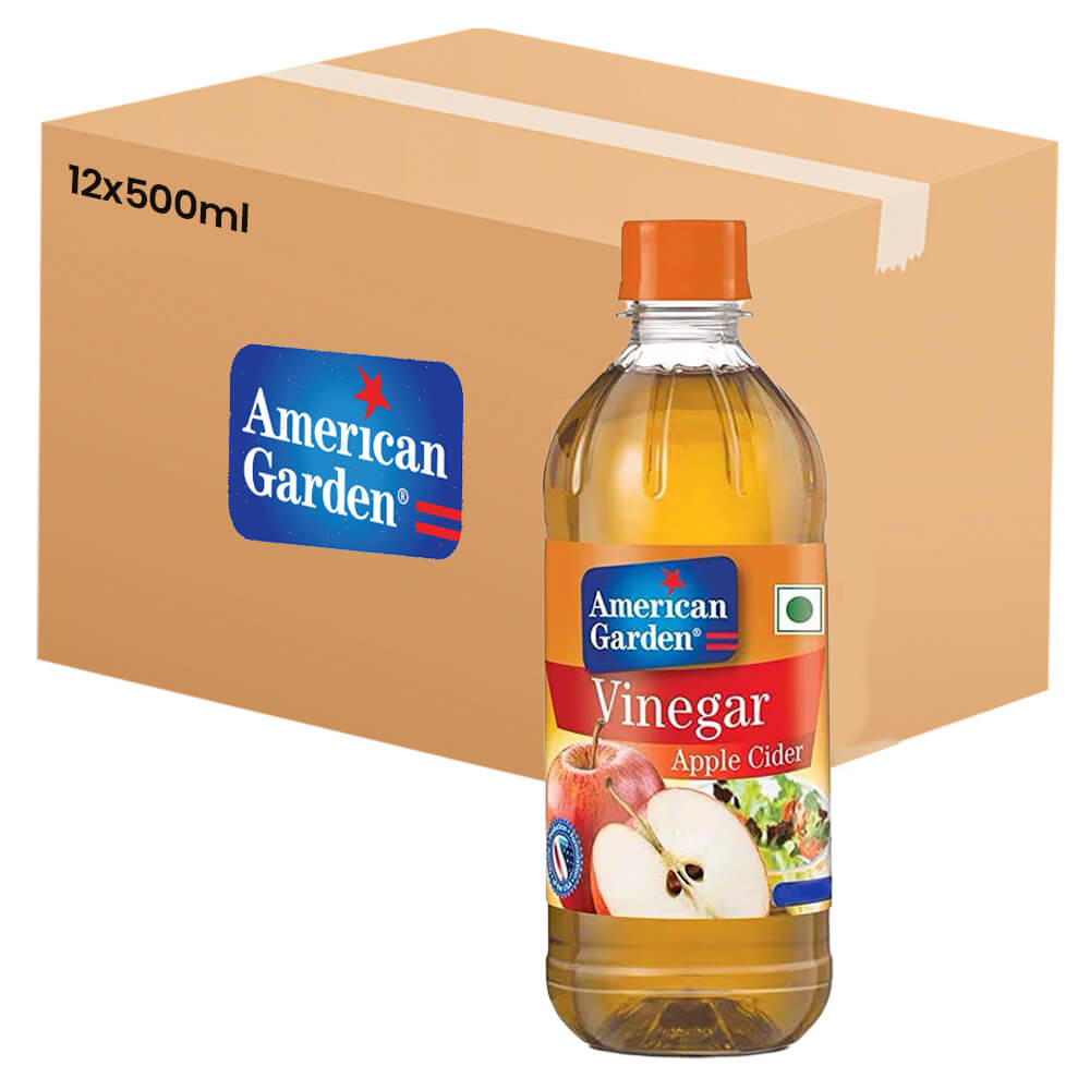 AMERICAN GARDEN VINEGAR  APPLE  12 X  500 ML -WHOLESALE