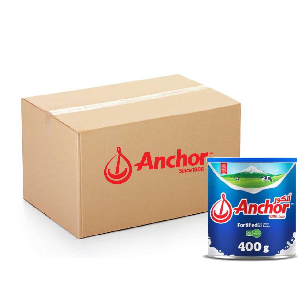 ANCHOR TIN SMALL MILK POWDER 12 X 400 GM-wholesale