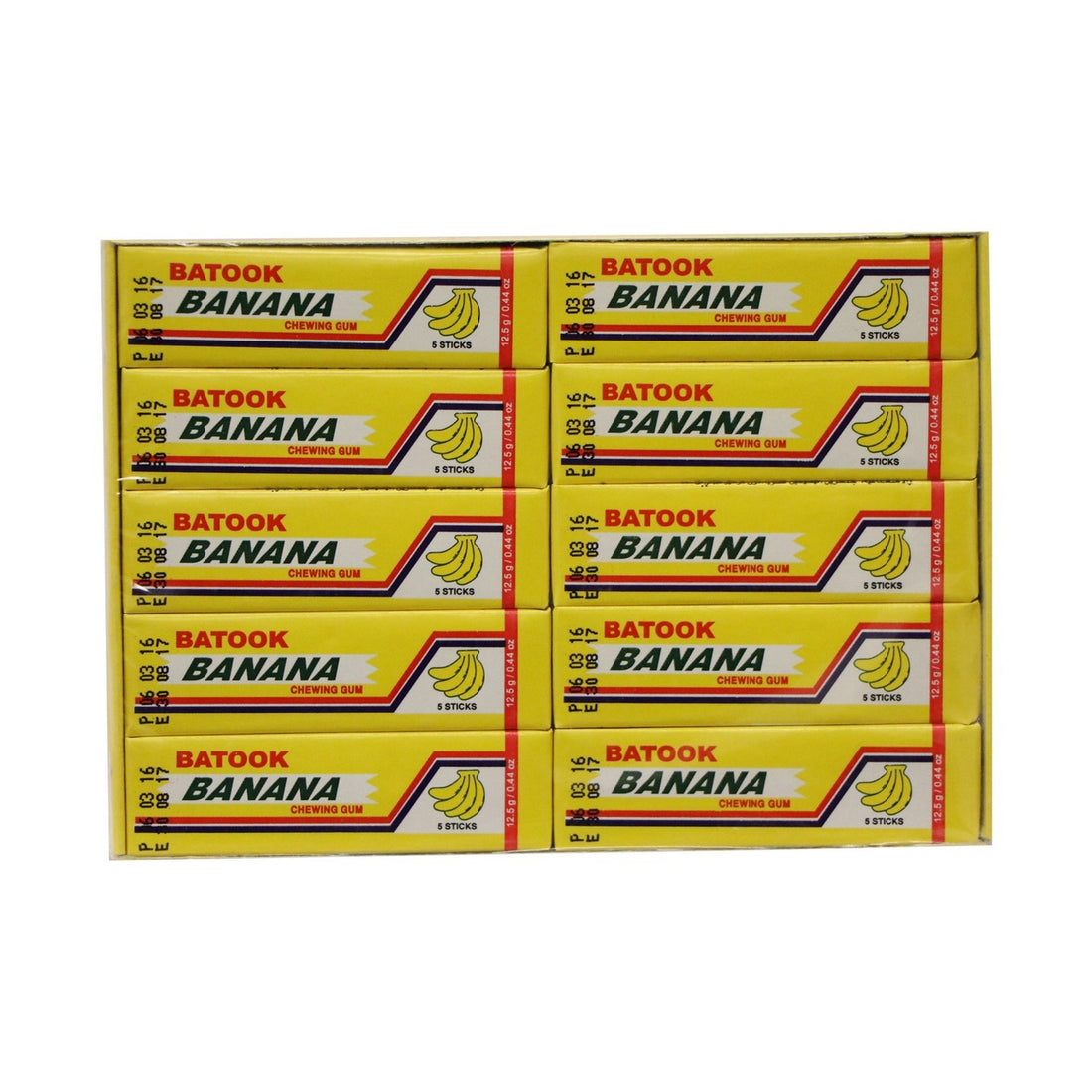 BATOOK BANANA CHEWING GUM 50 X 20 X 5 STICKS - Wholesale