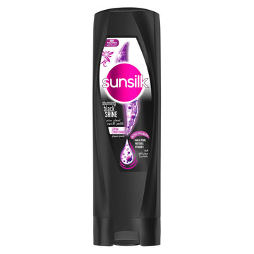 SUNSILK STUNNING BLACK SHINE SERUM CONDITIONER 350 ML (BLACK)