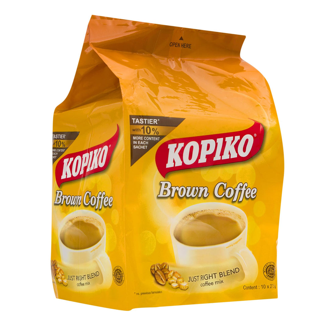 KOPIKO BROWN COFFEE (POUCH) 10 X 27.5 GM