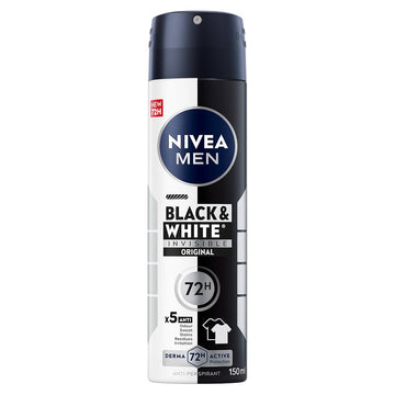 NIVEA MEN BODY SPRAY (BLACK & WHITE - ORIGINAL) 150 ML